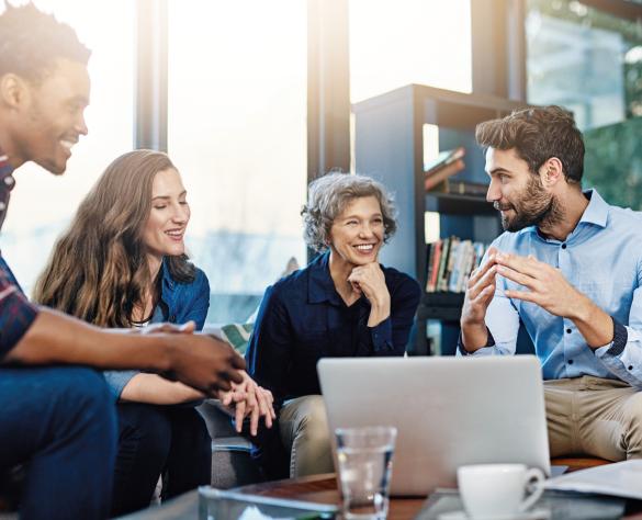 Cropped shot of a group of creatives having a meeting in a modern office